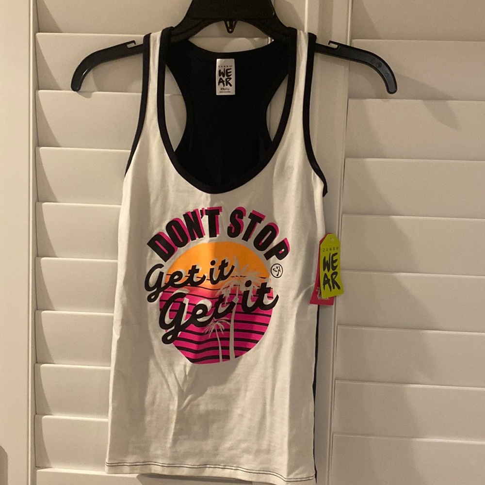 Zumba tank top size xs